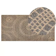 Dywany - Dywan z juty 80x150 cm beżowy z szarym ARIBA - miniaturka - grafika 1
