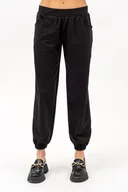 Spodnie sportowe damskie - Dresowe spodnie damskie ,,SEHER czarny - miniaturka - grafika 1