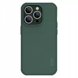 Nillkin Super Frosted Shield Pro Magnetic Case etui iPhone 14 Pro Max z MagSafe magnetyczne zielony - Etui i futerały do telefonów - miniaturka - grafika 1