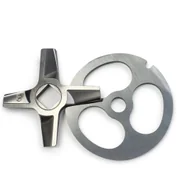 Akcesoria i części AGD - Nóż dwustronny Nr 8 + szarpak nierdzewny do Zelmotor/SMAPP - miniaturka - grafika 1