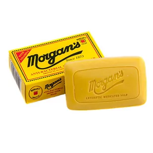 Morgan's Morgans Morgans antybakteryjne mydło do brody w kostce 80g - Kosmetyki i akcesoria do pielęgnacji brody - miniaturka - grafika 1