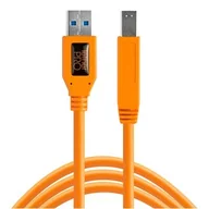 Kable USB - Tether Tools Kabel USB TetherPro USB 3.0 A-B Stecker 4,6 m orange - (CU5460ORG) - miniaturka - grafika 1