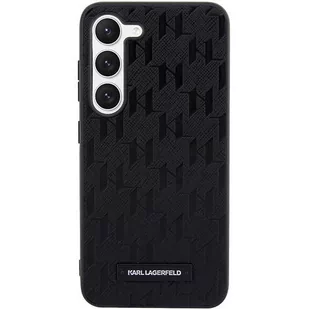 Karl Lagerfeld KLHCS23MSAKLHPK S23+ S916 hardcase czarny/black Saffiano Mono Metal Logo - Etui i futerały do telefonów - miniaturka - grafika 3