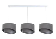 Lampy stojące - Szara asymetryczna lampa wisząca nad stół - 3X S501 H1-K59 - miniaturka - grafika 1