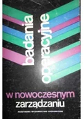 Zarządzanie - Badania operacyjne w nowoczesnym zarządzaniu - miniaturka - grafika 1