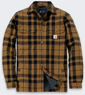 Koszule męskie - Koszula Wierzchnia Carhartt Heavyweight Flannel Sh - miniaturka - grafika 1