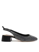 Sandały damskie - Steve Madden Sandały Smitten SM11003213 Czarny - miniaturka - grafika 1