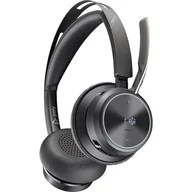 Słuchawki - Poly Voyager Focus 2-M UC Charge Stand Teams USB-A 213727-02 czarne - miniaturka - grafika 1