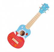 Instrumenty muzyczne dla dzieci - Gitara ukulele drewniana - miniaturka - grafika 1