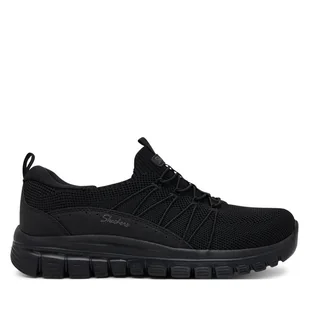Sneakersy Skechers Graceful - Picture Perfect 100702/BBK Czarny - Sneakersy damskie - miniaturka - grafika 1