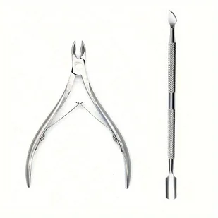 TEMU Zestaw Narzędzi do Manicure z Tytanowym Wykończeniem i Ostrą Szczęką, Elastyczny Podwójny Sprężynowy Design, Pęseta do Skórek, Tęczowy Obcinacz, - Inne - miniaturka - grafika 1