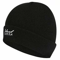 Czapki damskie - Island Green Island Green Męska podszewka zimowa ciepła czapka golfowa czapka beanie czapka beanie Czarny Jeden rozmiar IGHAT2025 - miniaturka - grafika 1