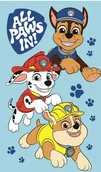 Okrycia kąpielowe dla dzieci - Ręczniczek do przedszkola 30x50 Paw Patrol Boys niebieski dziecięcy bawełniany JF24 - miniaturka - grafika 1