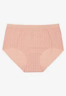 Majtki damskie - Różowe Majtki Bezszwowe z Siateczki Koladira - miniaturka - grafika 1