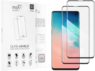 movear 2 szt. Szkło Hartowane 3D na Samsung Galaxy S10 G973 na Cały Ekran GLASS mSHIELD 3D czarne SG010G3D12ABK2 - Szkła hartowane na telefon - miniaturka - grafika 5