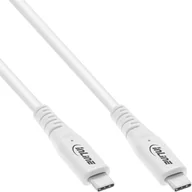 Kable komputerowe i do monitorów - InLine 35902W kabel USB USB4 Gen 3x2 2 m USB C Biały 35902W - miniaturka - grafika 1