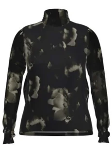 Vila Koszulka w kolorze czarnym - Koszulki i topy damskie - miniaturka - grafika 1