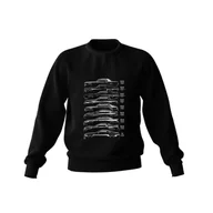 Odzież do sportów motorowych - Czarna bluza FORD Mustang history-3XL - miniaturka - grafika 1