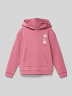 Bluzy dla dziewczynek - Bluza z kapturem i nadrukiem z motywem i logo model ‘SURF FEELING’ - miniaturka - grafika 1