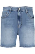 Spodenki damskie - TOMMY HILFIGER JEANS SZORTY DAMSKIE NIEBIESKIE - miniaturka - grafika 1