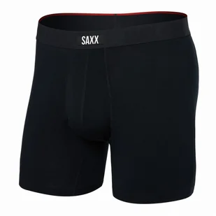 Bokserki Saxx Vibe Xtra Super Soft Boxer Brief Fly Rozmiar: M / Kolor: czarny - Majtki męskie - miniaturka - grafika 1