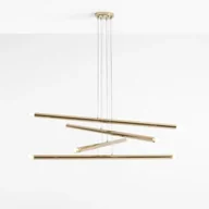 Lampy sufitowe - Aldex Tubo lampa wisząca 8-punktowa złota 1072P30 1072P30 - miniaturka - grafika 1