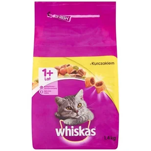 Whiskas Dry Kurczak 1,4 kg - Sucha karma dla kotów - miniaturka - grafika 2