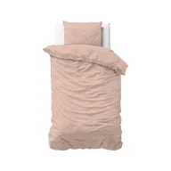 Pościel - 140x220 UNI róż kpl pościeli flanelowej - miniaturka - grafika 1