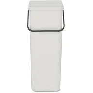 Kosze na śmieci - Brabantia Kosz do segregacji odpadów Sort & Go 40 l jasnoszary 214424 - miniaturka - grafika 1