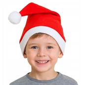 Czapki dla dzieci - Czapka dziecięca świętego Mikołaja idealna na prezent kostium świąteczny - miniaturka - grafika 1