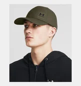 Czapki i chusty sportowe męskie - Czapka męska UA ArmourVent Stretch Fit 1383438-390 Khaki L/XL - miniaturka - grafika 1