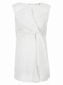 Bluzki damskie - Damska tunika ciążowa bez rękawów biała Bellybutton Maternity, r.38 - miniaturka - grafika 1