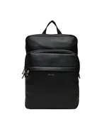 Plecaki - Plecak Calvin Klein Raised Slim Square Backpack LV04D3156G Czarny - miniaturka - grafika 1