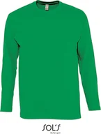 Koszulki męskie - SOLS Koszulka męska z długim rękawem 11420 Green Kelly Green 3XL - miniaturka - grafika 1
