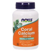 Suplementy naturalne - Now Foods Wapno Koralowe (Coral Calcium) - Wapno z Koralowca 1000 mg (100 kaps.) - miniaturka - grafika 1