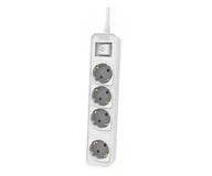 Listwy zasilające - Philips Listwa zasilająca - 4 gniazda 1.5m - miniaturka - grafika 1