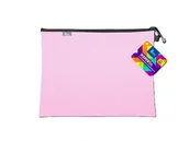 Długopisy - KOPERTA Z SUWAKIEM METALOWYM B5 29,5X21,5 CM RÓŻOWA TETIS - miniaturka - grafika 1