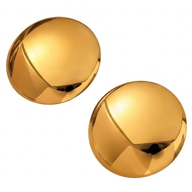 Kolczyki Złote Kolczyki Damskie Okrągłe Stal Szlachetna Kolczyki Trusky