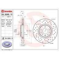 Tarcze hamulcowe - Tarcza hamulcowa BREMBO 09.9369.1X - miniaturka - grafika 1