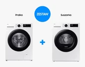 Zestawy AGD - Samsung Zestaw Pralka AI 9kg WW90CGC04DAEEO + Suszarka AI 9kg DV90DG52A0AEEO - miniaturka - grafika 1