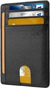 Portfele - PORTFEL RFID SLIM CIENKI ETUI NA KARTY DOKUMENTY 1 - miniaturka - grafika 1