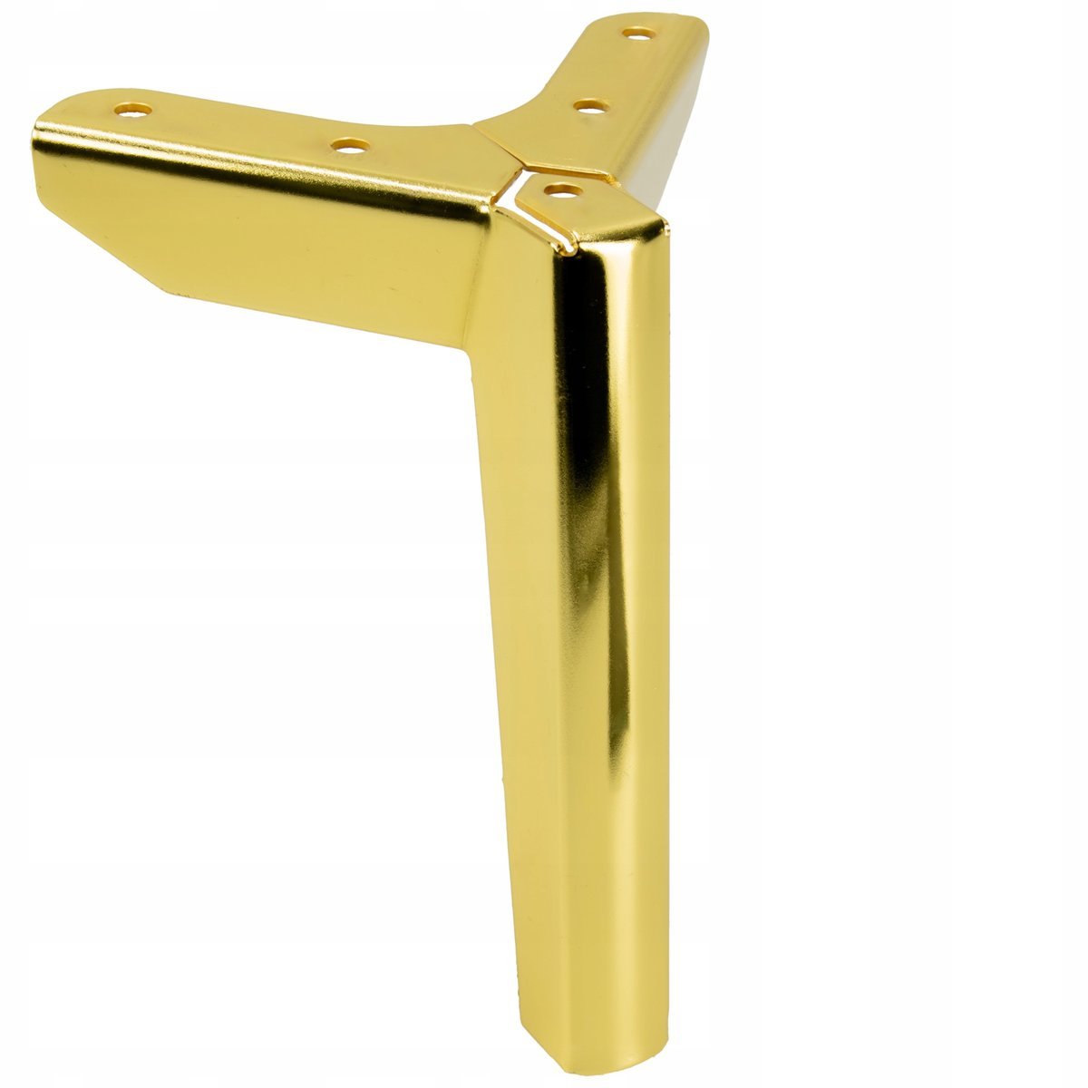 Nóżka meblowa Kotwica złota, metal 15 cm noga do łóżka, sofy, komody