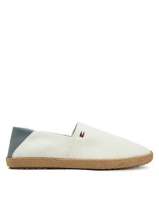 Tommy Hilfiger Espadryle FM0FM05353 Écru - Espadryle męskie - miniaturka - grafika 1