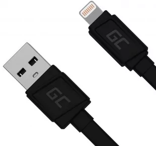 Apple Green Cell Kabel Przewód GCmatte Lightning Płaski 25 cm z obsługą szybkiego ładowania 2.4A KABGC02 - Kable USB - miniaturka - grafika 4