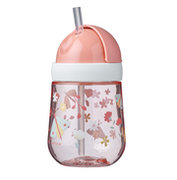 Kubki dla dzieci - MEPAL Mio Kubek ze słomką Little Dutch FLOWERS & BUTTERFLIES 300 ml - miniaturka - grafika 1