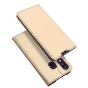 Etui i futerały do telefonów - Dux Ducis Skin Pro kabura etui pokrowiec z klapką Samsung Galaxy A40 złoty - miniaturka - grafika 1
