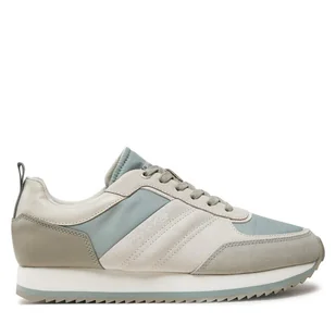 Sneakersy Calvin Klein Low Top Lace Up Mix HM0HM01495 Szary - Sneakersy męskie - miniaturka - grafika 1