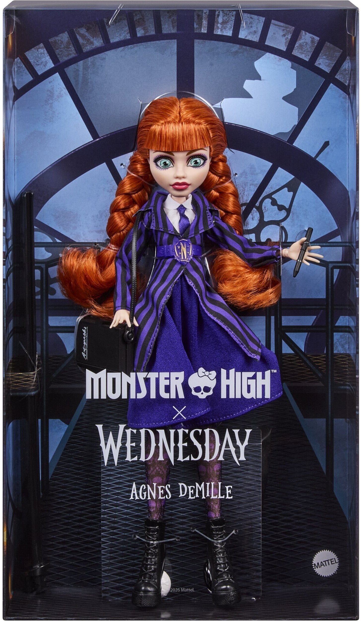 Mattel Monster High X Wednesday Agnes JNJ92