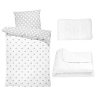 Pościel dla dzieci - Komplet pościeli dziecięcej - komplet pościeli dziecięcej na poduszki i kołderkę wykonany z bawełny - miniaturka - grafika 1