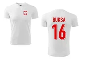 Koszulki sportowe męskie - Treningowa Koszulka POLSKA BUKSA 16 - miniaturka - grafika 1